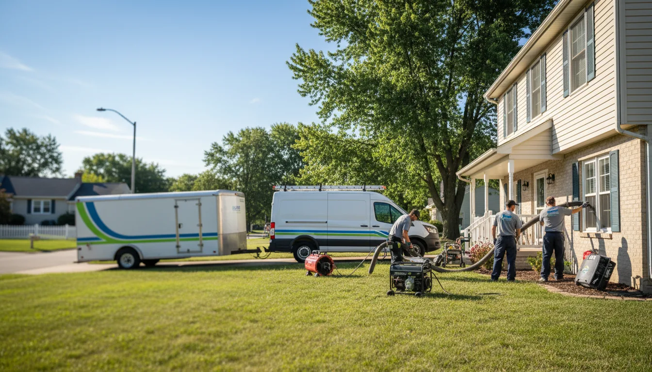 Flooded Basement Restoration And Cleanup With Repair in Leoti, KS near me